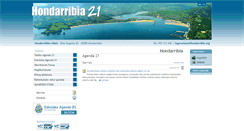 Desktop Screenshot of hondarribia21.org